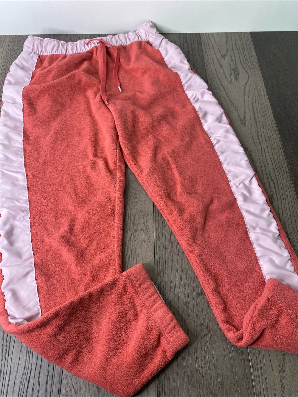 Nike Kids Large Coral Pink Fleece Joggers - 1467